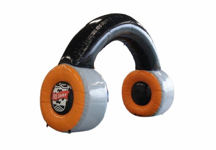 Maatwerk opblaasbare kop telefoon op aanvraag gemaakt